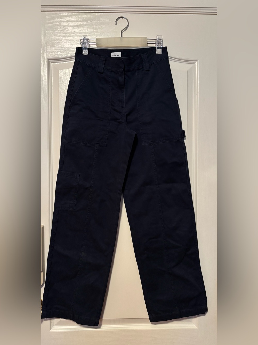 Aritzia Sunday Best Navy Utility Trousers